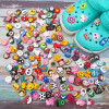 Jibbitz Sticker 2D Gắn Dép Crocs - Cái